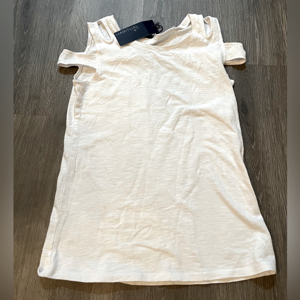 Habitual Girls cut out shoulder tank